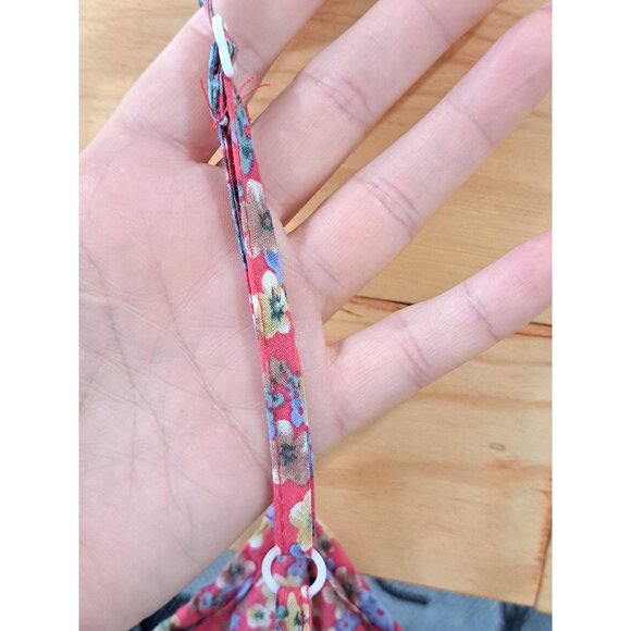 Chelsea & Violet Women's Size Med Floral Lace-Trim Sleeveless Tank TopMulticolor - Picture 6 of 7